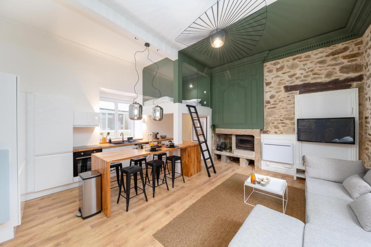 Superbe Appartement Avec Jardin Dinan Centre - Jerzual Exterior foto